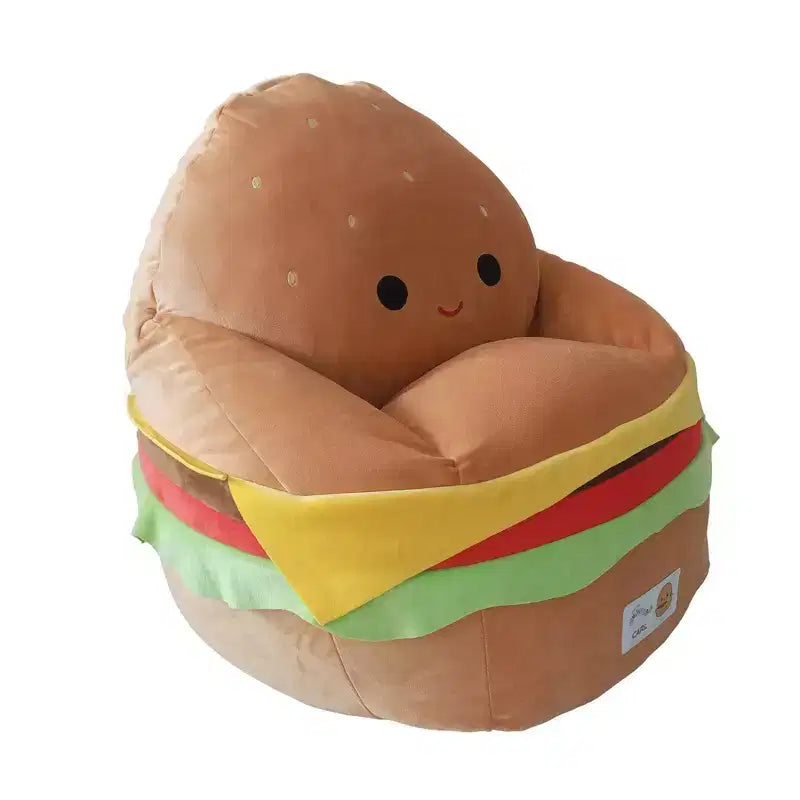 Kids Bean Bag Chair | Soft Plush Squishy Seat for Bedroom & Playroom