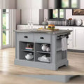 Acme Furniture Urrur Kitchen Island Gray Finish