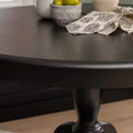 Linon 4pc Tobin Nook and Table Dining Set Black/Walnut