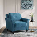 Lifestyle Solutions Harper Chair Blue Velvet