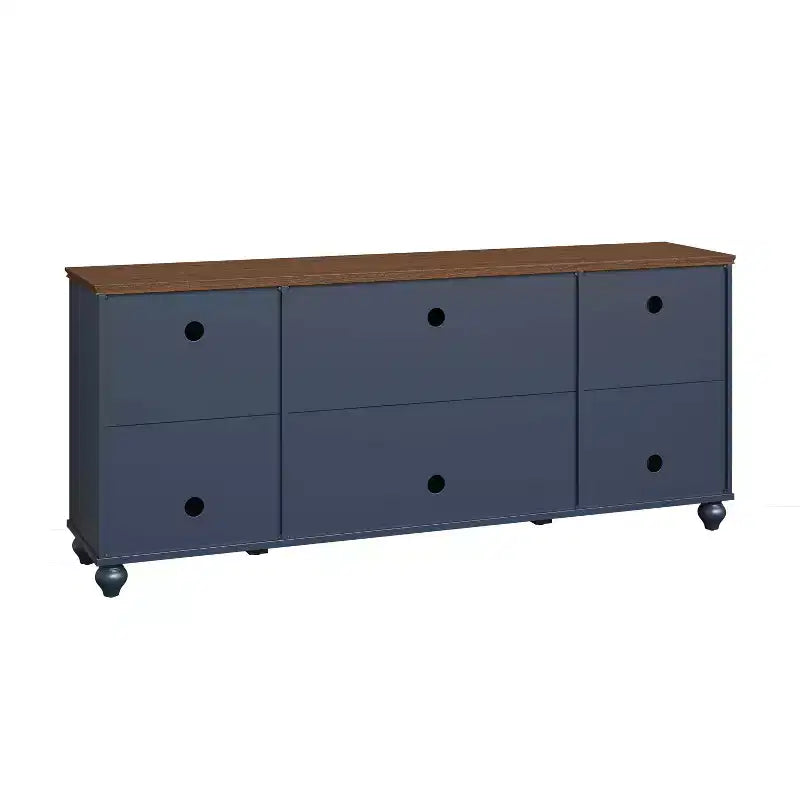 Festivo Vintage Style 70" TV Stand for TVs up to 80" Navy
