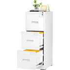 Schedario mobile/verticale a 3 cassetti per ufficio domestico