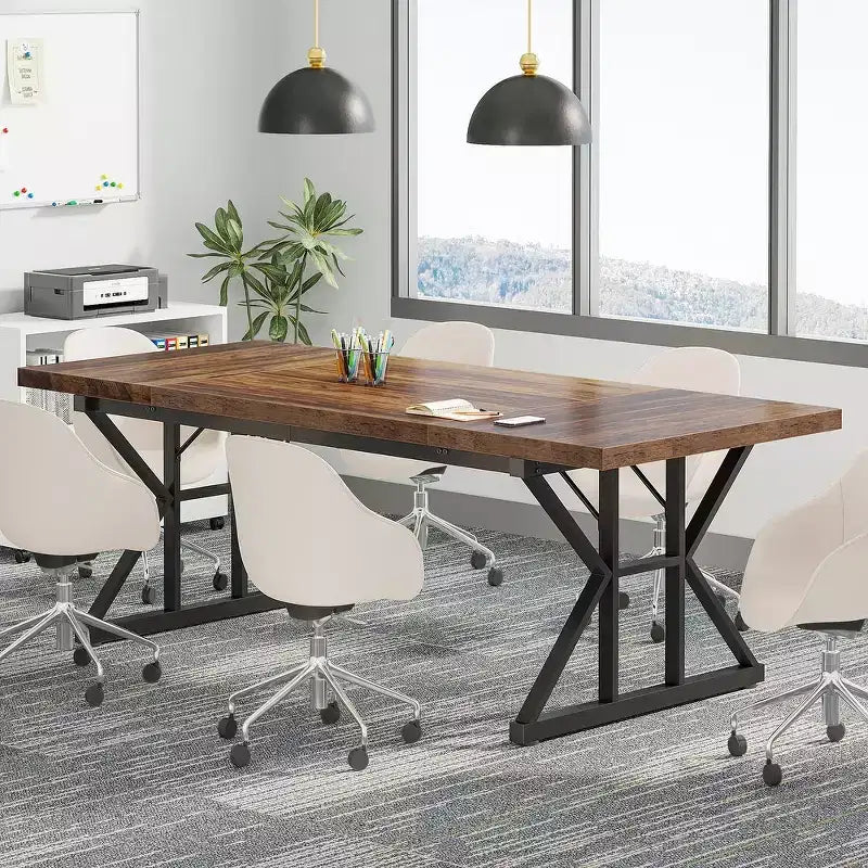 Lantine 6FT Conference Table, 70.86 L x 31.49 W x 29.52 H Inches