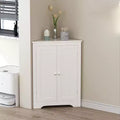 Floor Corner Cabinet, Bathroom Corner Storage Cabinet With Adjustable Shelf, Freestanding Narrow Cabinet Organizer for Bathroom Living Room