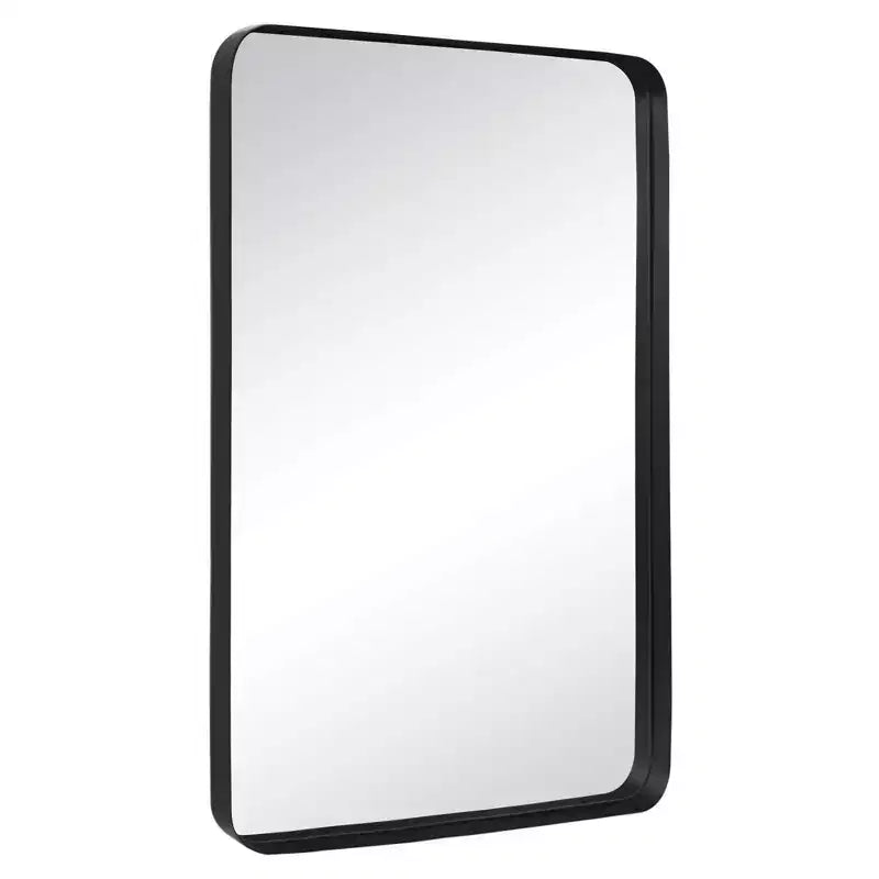 TEHOME Arthers Rectangular Stainless Steel Framed Pivoting Wall Mounted Bathroom Vanity Mirror