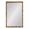 Specchio da Parete Rettangolare in Legno 24x36 pollici | Specchio Decorativo d'Accento