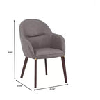 Sedia da pranzo imbottita Elias | Seduta in pelle o velluto con gambe verniciate a polvere