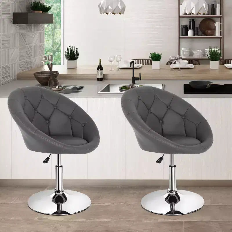FDW Vanity Chair Living Room Chair Adjustable Height Home Bar Stool Makeup Chair