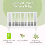 Culla convertibile 4-in-1 William | Certificazione Greenguard Gold