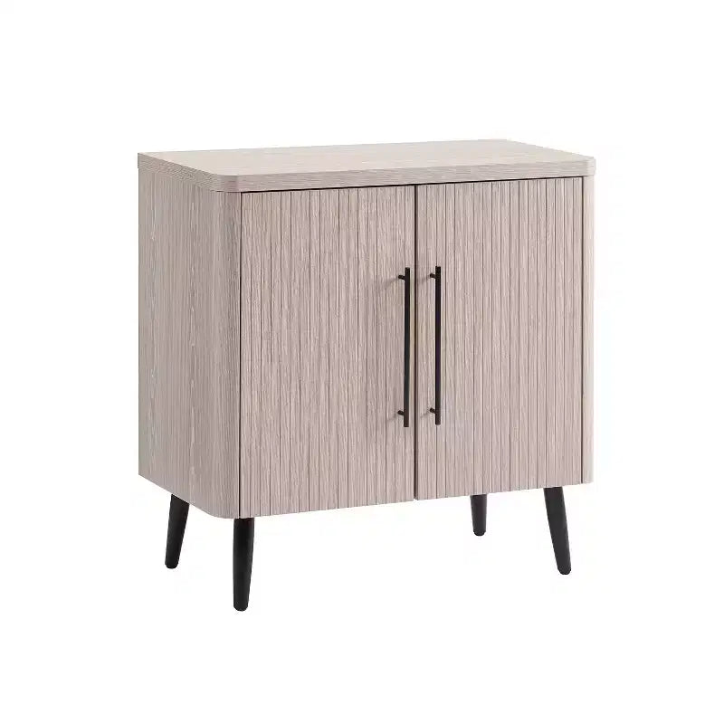 Manhattan Comfort Jodie Mid-Century Modern Accent Cabinet with 2 Shelves