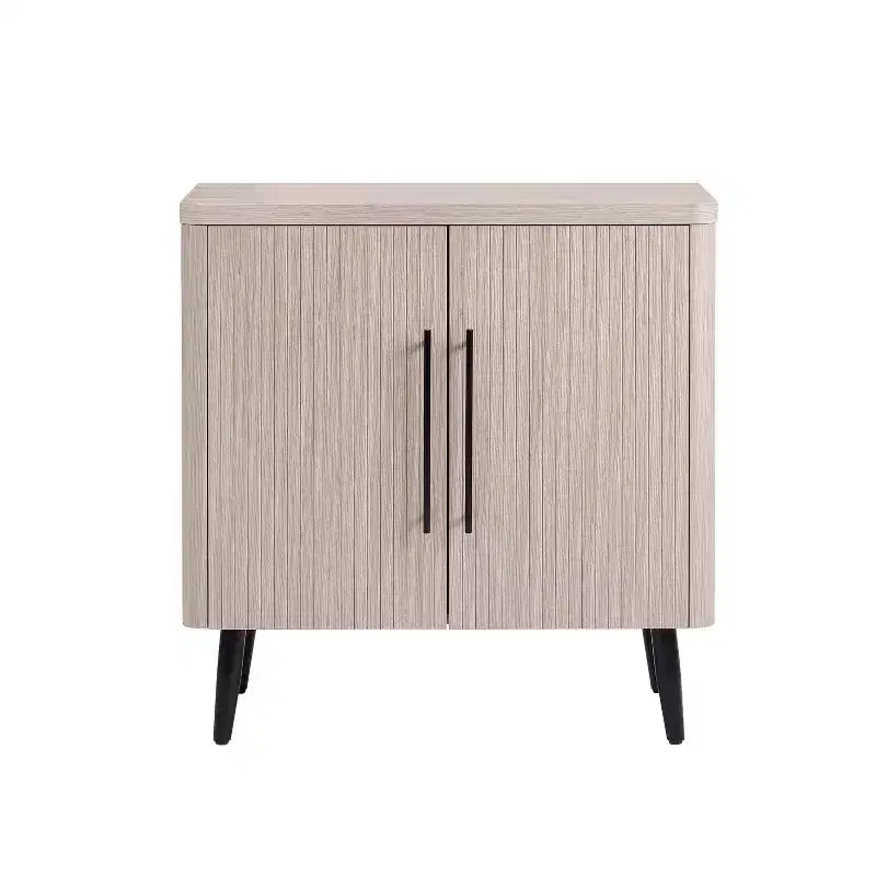 Manhattan Comfort Jodie Mid-Century Modern Accent Cabinet with 2 Shelves