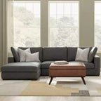 Narożna sofa modułowa Roscoe z głębokim siedziskiem, lewostronna | Nowoczesna sofa do salonu